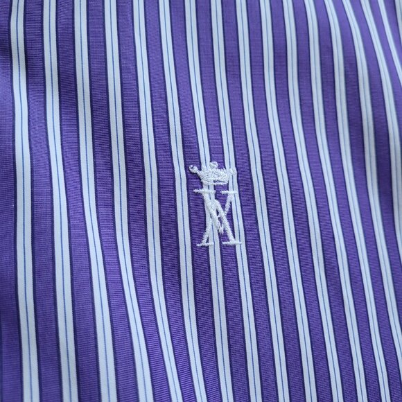 Thomas Mason Vicomte A. Dress Shirt Cotton Long Sleeve XL - Picture 7 of 15